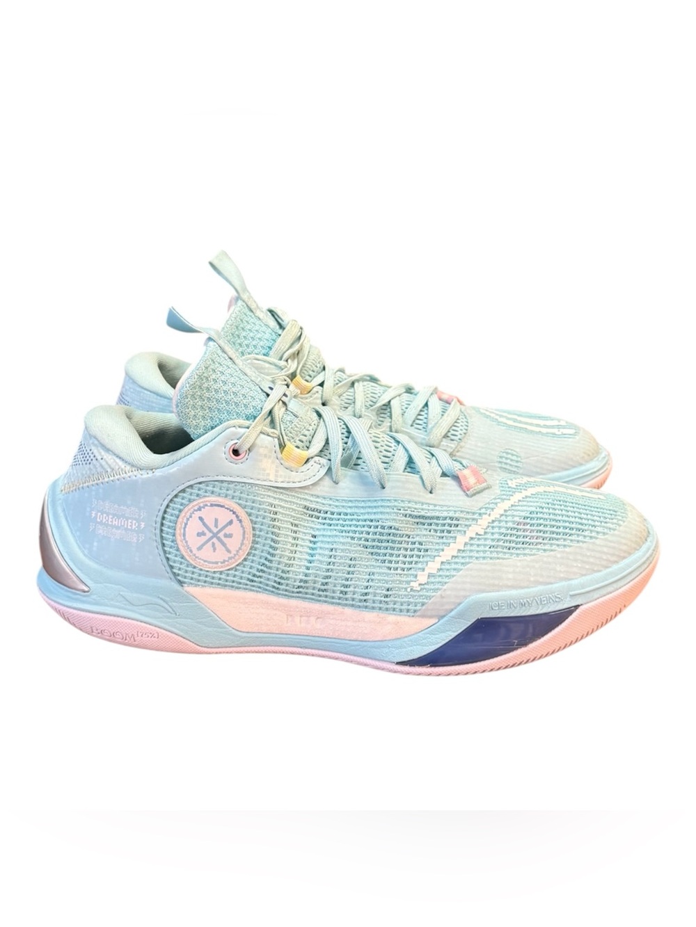 Li-Ning Wade Ice Blood 2 x Adam Lister Dreamer Light Blue Shoes Men’s Size 9